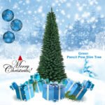 7ft Green Pencil Slim Colorado Tree- si-act1014