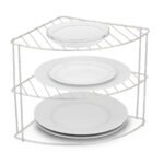 Chrome 2 Layer Corner Shelf- Medium