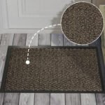 Barrier Door Mat Brown 80x20cm - 80 x 20cm
