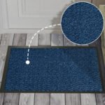 Door Mat Rubber Back Blue 80x300cm - 80 x 300cm