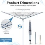 50m Steel Rotary Airer