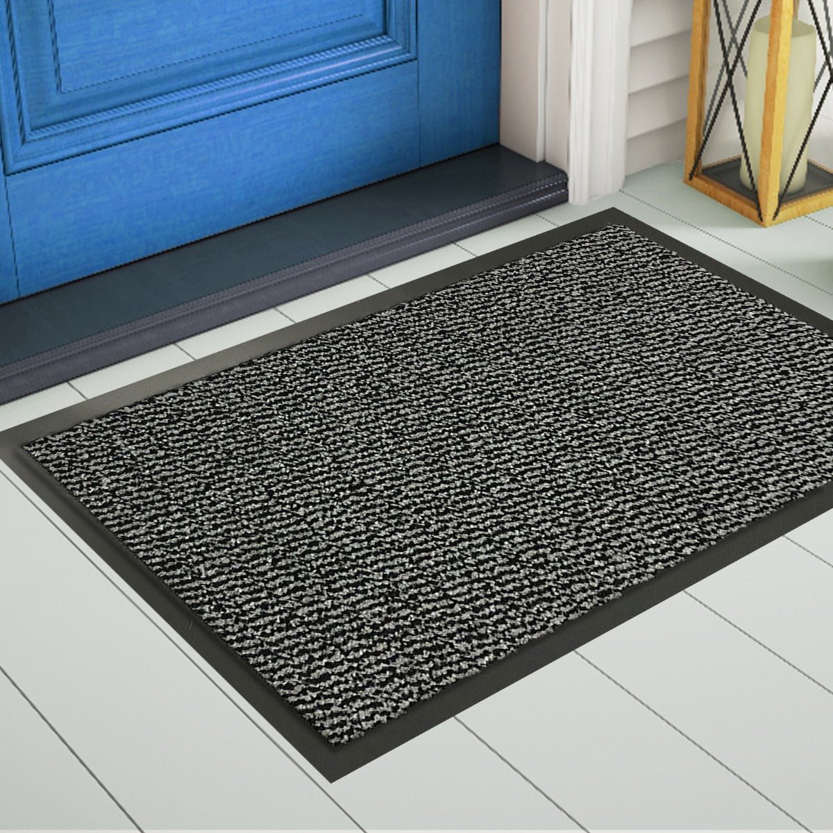 5_7.jpg Grey Barrier Door Mat Rubber Back 80x 180cm - 80 x 180cm - Image 1