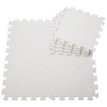 10pcs White Eva Foam Mats 30 x 30 - 30 x 30cm