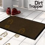 Indoor Outdoor, Non Slip, Dirt Trapping Arran Mat 120x180cm Brown - 120 x 180cm