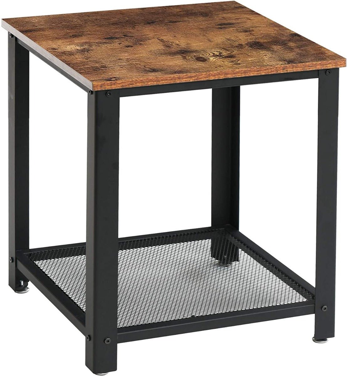 71tw7nivkfl._ac_sl1500.jpg Side Table Rustic Brown - Image 1