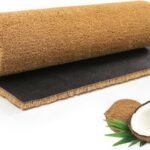 Coir Matting Natural Coir Entrance Door Mat Indoor Outdoor - Non-slip - 100 x 125cm