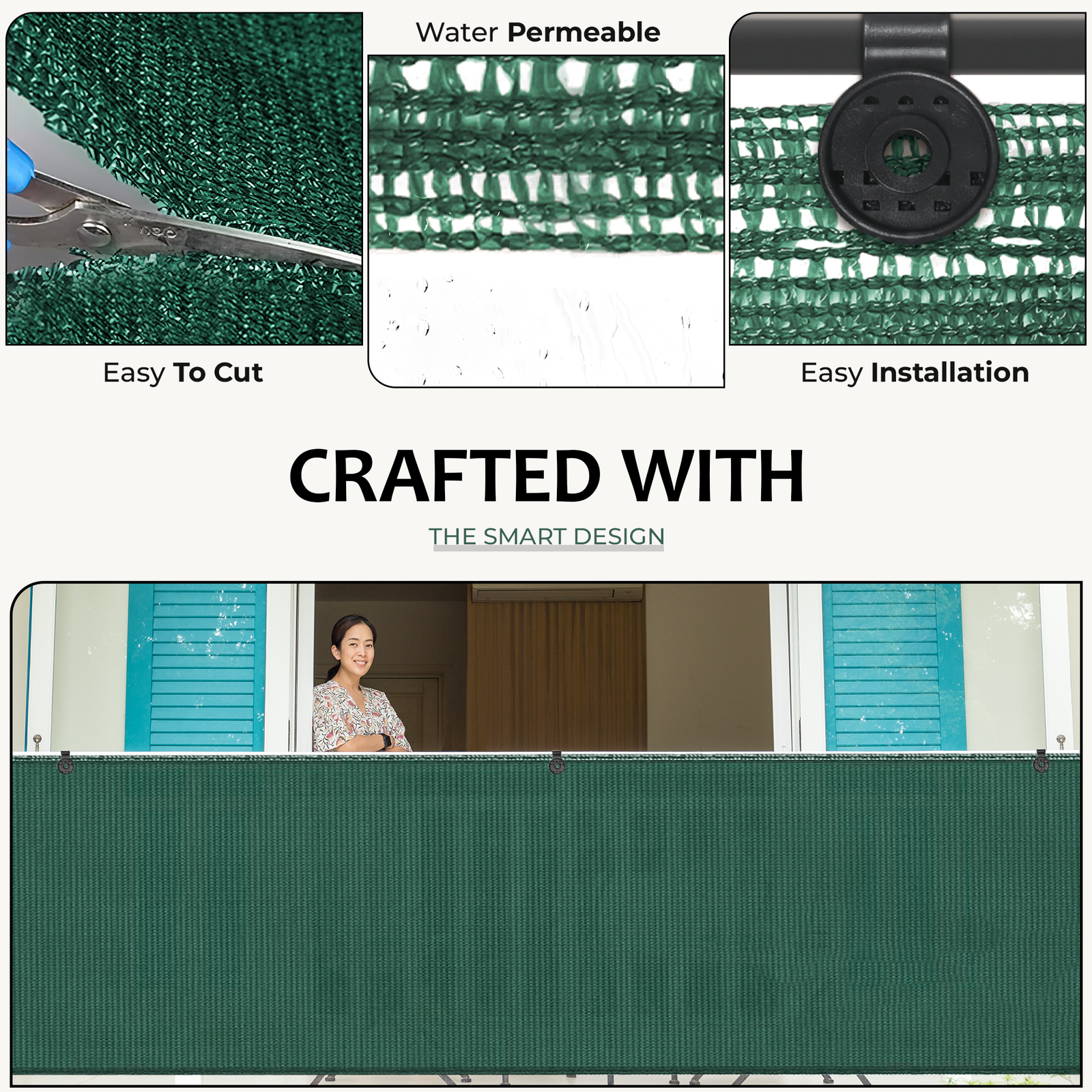 7_0be4c2b8-ff5c-4364-a2c5-7ac8c11b5975.png Green Fabric Fence 150gsm - 1.5m x 10m - Image 1