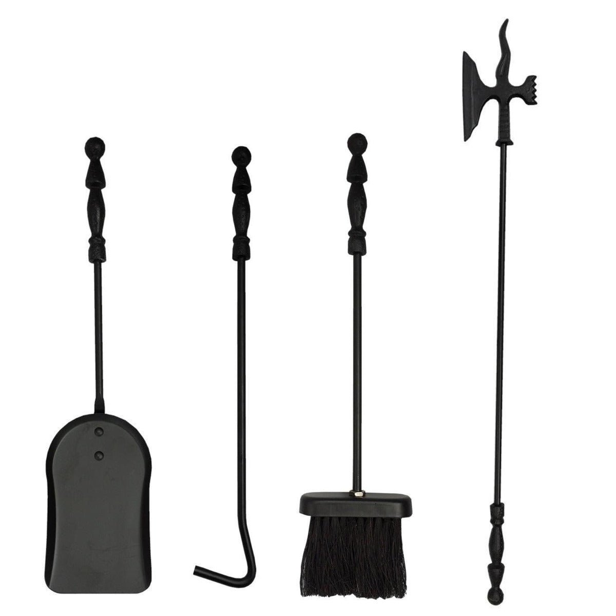 8_7.jpg 5pcs Knight Fireplace Set - Image 1