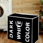 Black 3 Compartment Laundry Bag