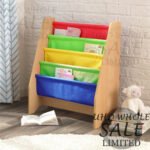 Natural Wooden Book Shelf
