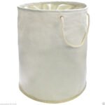 Laundry Bag Popup Cream Round