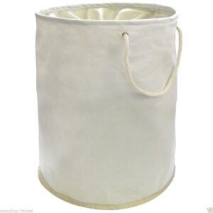Laundry Bag Popup Cream Round