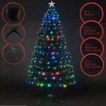 4ft Green Led Xmas Tree with 8 Functions