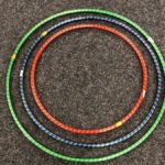 Golden Stripe 70cm Hula Hoops