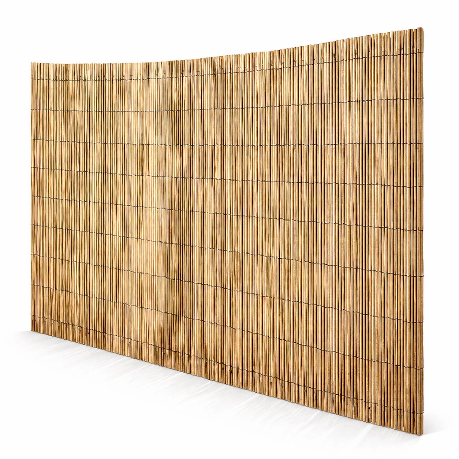 natural-split-reed-fence-screening-2m-x-5m-garden-privacy-panel-weather-resistant-bamboo-fencing-roll_6930373515969_02c_MP_08b8462f-9269-4b32-aec7-473298982e79.jpg High Quality Peeled Reed fence-1.5m x3m - Image 1