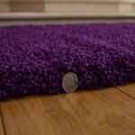 Purple Shaggy Rug - 120 x 170cm