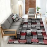 Red 3d Design Carpet 80*150 - 80 x 150cm