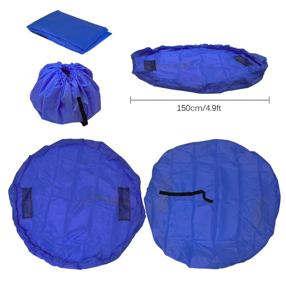 s-l1600_15__9.jpg Kids 2 in 1 Portable Toy Storage Bag Blue - Image 1