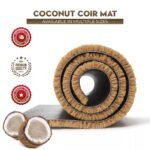 Coconut Natural Coir Entrance Door Mat Heavy Duty Outdoor Lobby - 100 x 100cm