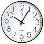 Classic Wall Clock 10 Inches - Black