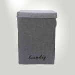 Square Laundry Basket - Grey