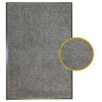 Wash & Clean 61 x180 Cm Grey Dirt Trapper Barrier Mat - 61 x 180cm