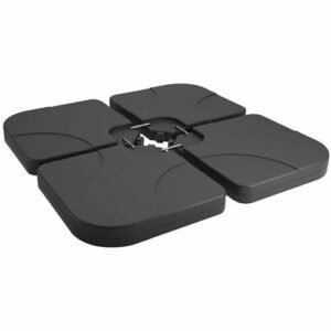 15kg Parasol Base 4pc-metal Hooks