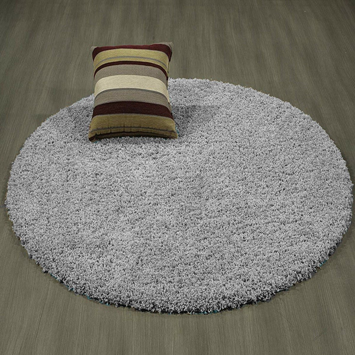 s-l1600_4__3_1.jpg Round Shaggy Silver 120 * 120 - 120 x 120cm - Image 1