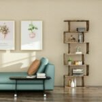 6 Cube Book Shelf -walnut