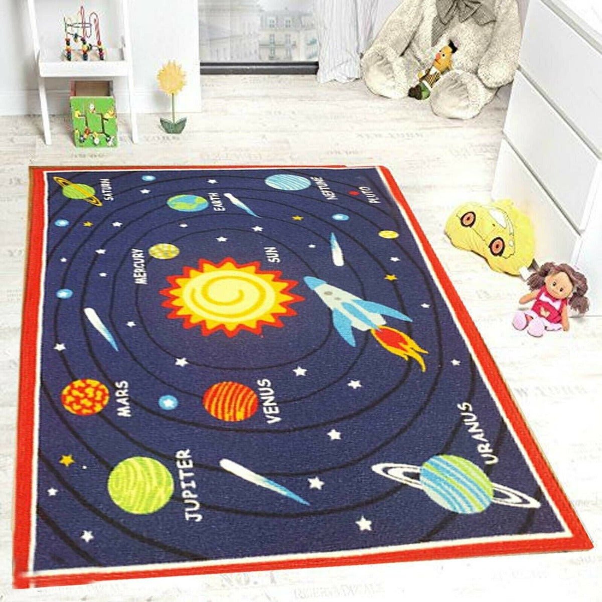 s-l1600_5_2.jpg Kids Rug - Planet Rug 100 x 165cm - Image 1