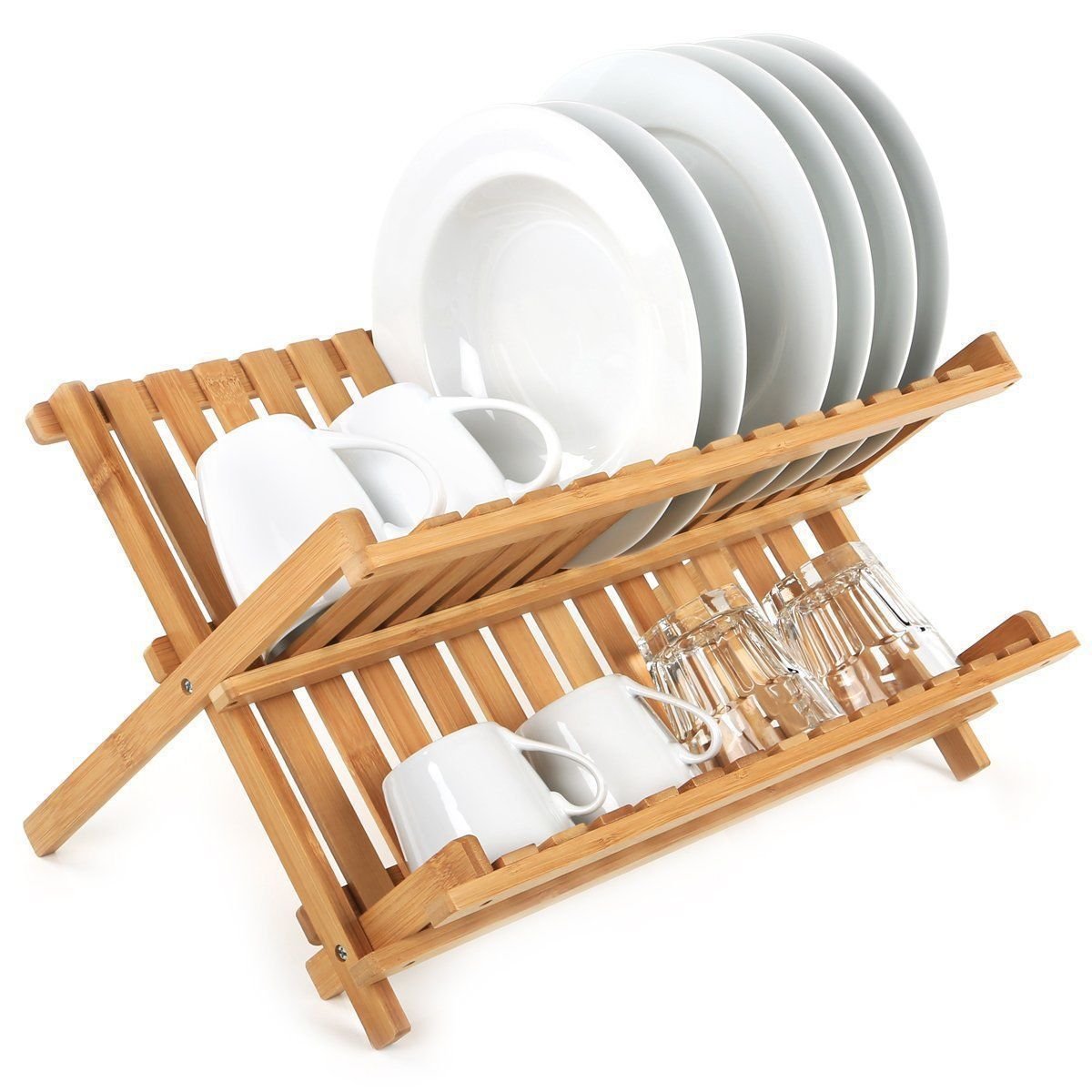 s-l1600_6__11.jpg Bamboo Dish Drainer Holder - Image 1