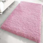 Baby Pink Shaggy Rug 160 x 230cm