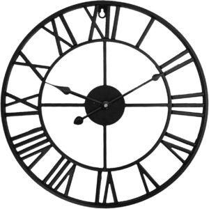 Roman Clock 88cm Black