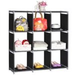 9 Compartment Book Storage Rack