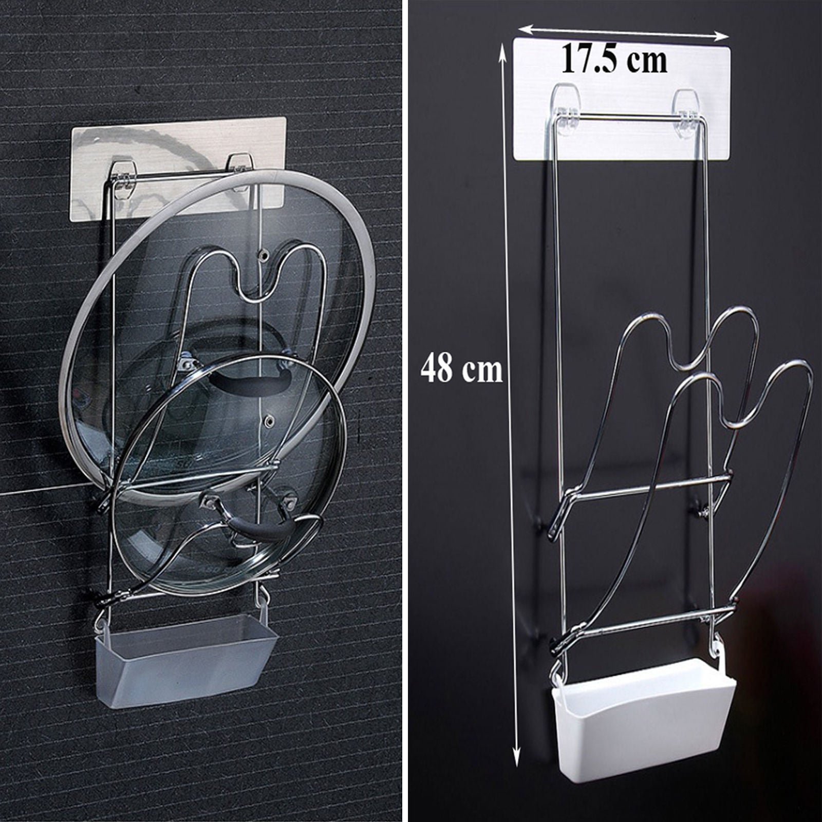 si-094.jpg Wall Mounted Lid Rack - Image 1