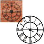 Roman Metal Wall Clock Dia 78cm