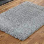 Silver Shaggy Rug - 60 x 110cm